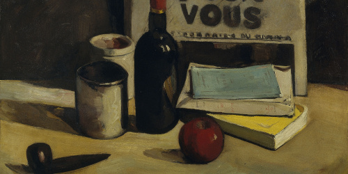 image for: Rafael Durancamps - Natura morta amb pipa - Cap a 1933