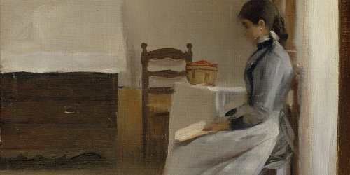 image for: Ramon Casas - Entre dos capítols - Cap a 1890