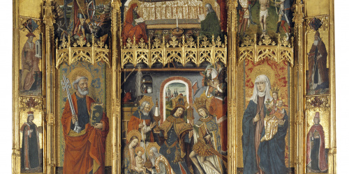 Joan Reixach - Retaule de l'Epifania - Cap a 1469 image for: Joan Reixach - Retaule de l'Epifania - Cap a 1469