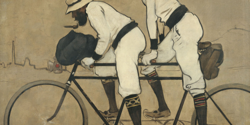 image for: Ramon Casas - Ramon Casas i Pere Romeu en un tàndem - Barcelona, 1897
