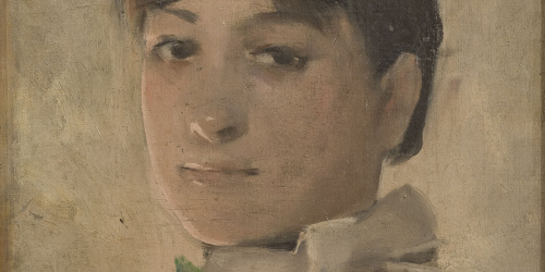 image for: Ramon Casas - Noia de París - Cap a 1888-1890