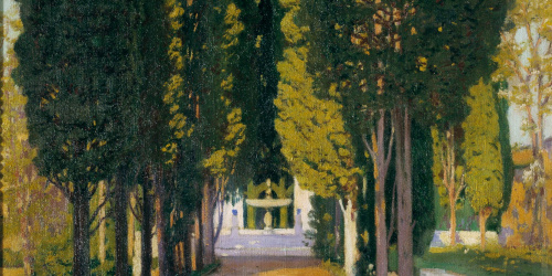 image for: Santiago Rusiñol - Jardí del Generalife - Granada, 1909