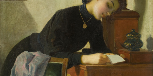 image for: Joan Llimona - La carta - 1905