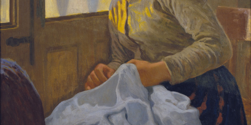 image for: Joan Llimona - L&#039;esposa - Cap a 1906