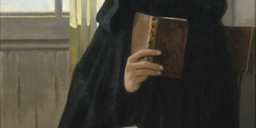 image for: Joan Llimona - La novícia - 1898