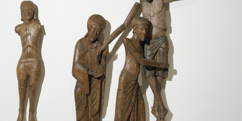 Anònim - Figures del Davallament de Santa Maria de Taüll - Segona meitat del segle XII – segle XIII image for: Anònim - Figures del Davallament de Santa Maria de Taüll - Segona meitat del segle XII – segle XIII