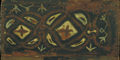 image for: Anònim. Catalunya - Tauleta d&#039;enteixinat amb motius geomètrics - Cap a 1300