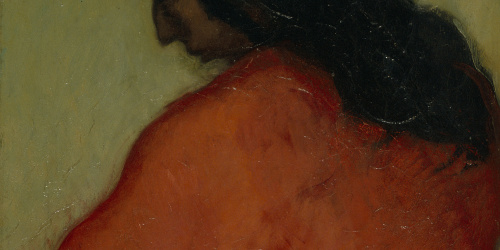 image for: Isidre Nonell - Gitana de perfil - 1902