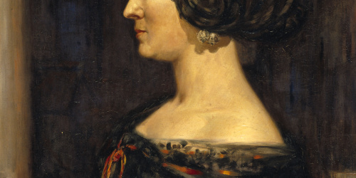 image for: Alexandre de Riquer - Retrat de l&#039;escriptora Margarida Laborde (Andrée Bearn-Hein) - 1911