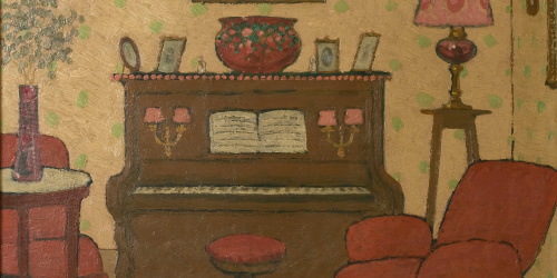 image for: Pere Torné Esquius - Interior amb piano - Cap a 1909-1914