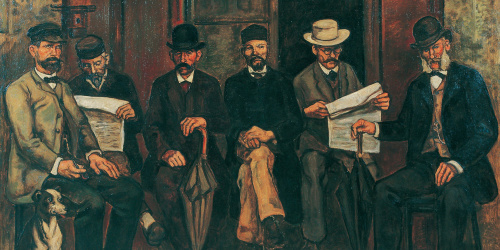 image for: José Gutiérrez Solana - La reunió a casa l&#039;apotecari - Cap a 1934