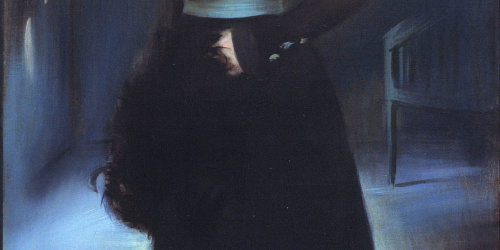 image for: Ramon Casas - Retrat d'Isabel Llorach - 1901