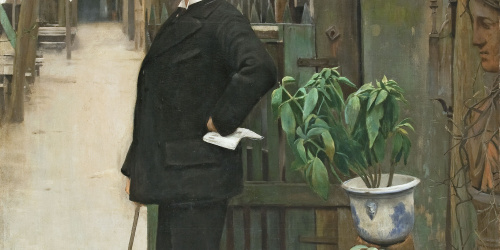 Santiago Rusiñol - Retrat de Miquel Utrillo - París, 1890-1891 image for: Santiago Rusiñol - Retrat de Miquel Utrillo - París, 1890-1891