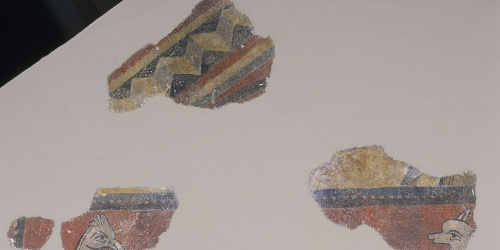 image for: Mestre de Boí - Animals afrontats i ziga-zaga de Sant Joan de Boí - Cap a 1100