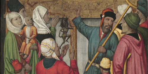 image for: Jaume Huguet - Miracles pòstums de sant Vicenç - Cap a 1455-1460