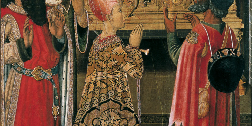 image for: Grup Vergós - La princesa Eudòxia davant la tomba de sant Esteve - 1495-1500