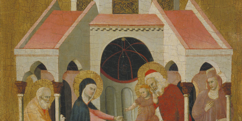 image for: Mestre de la Madonna Cini - Presentació de Jesús al Temple - Cap a 1330