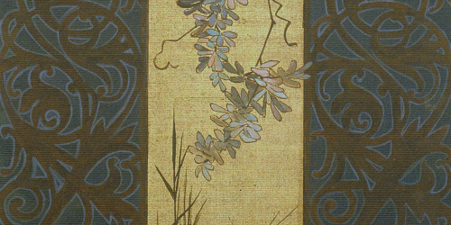 image for: Alexandre de Riquer - Composició amb motius vegetals japonitzants - 1887