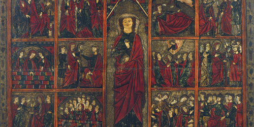 image for: Segon Mestre de Bierge - Taula de santa Úrsula - Cap a 1300