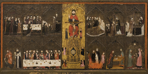 image for: Mestre de Vallbona de les Monges (Guillem Seguer ?) - Retaule del Corpus Christi - Cap a 1335-1345