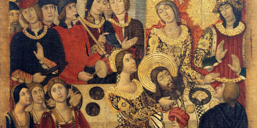image for: Pere Garcia de Benavarri - Banquet d&#039;Herodes - Cap a 1473-1482