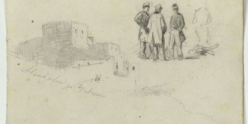 image for: Marià Fortuny - Alcazaba de Tetuán - Cap a 1860-1862