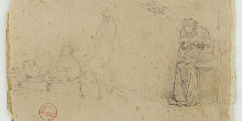 image for: Marià Fortuny - Jueus marroquins - Cap a 1860-1862