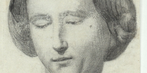 image for: Marià Fortuny - Cap de dona - Cap a 1856-1858