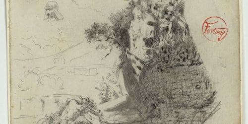 image for: Marià Fortuny - Paisatge marroquí - Cap a 1860