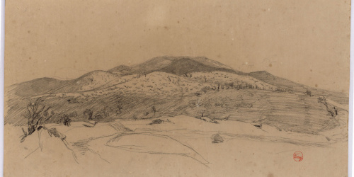 image for: Marià Fortuny - Paisatge marroquí - Cap a 1860-1862