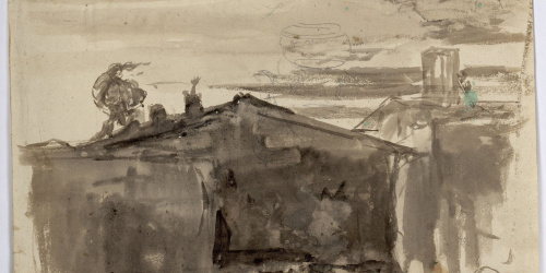 image for: Marià Fortuny - Teulades - Cap a 1856-1858
