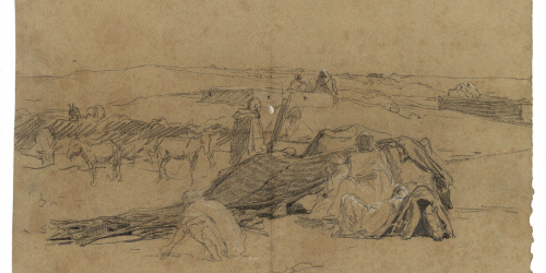 image for: Marià Fortuny - Campament marroquí - Cap a 1860-1862
