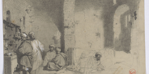 image for: Marià Fortuny - Café marroquí - 1860