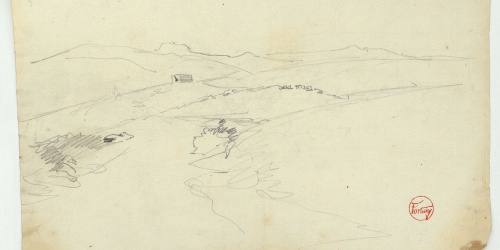 image for: Marià Fortuny - Paisatge marroquí (anvers) / Paisatge marroquí (revers) - Cap a 1860-1862