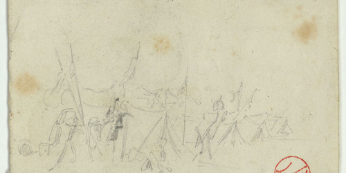 image for: Marià Fortuny - Campament militar - Cap a 1860