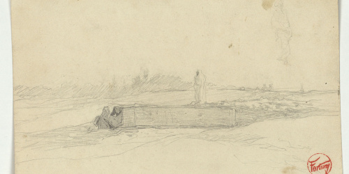 image for: Marià Fortuny - Marroquins en un paisatge - Cap a 1860-1862