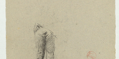 image for: Marià Fortuny - Estudi per al quadre «L&#039;elecció de la model» (anvers) / Estudi per al quadre «L&#039;elecció de la model» (revers) - Cap a 1868-1870
