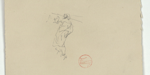 image for: Marià Fortuny - Esbós de marroquí - Cap a 1860-1862