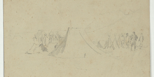 image for: Marià Fortuny - Campament militar - Cap a 1860