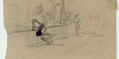 image for: Marià Fortuny - Escenari i figures - Cap a 1871