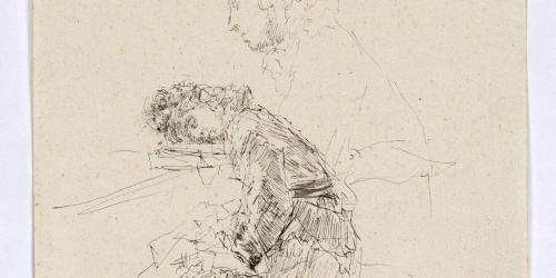 image for: Marià Fortuny - Esbossos de Cecilia de Madrazo - Cap a 1874