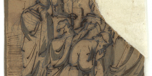 image for: Marià Fortuny - Escena bíblica - Cap a 1855-1858
