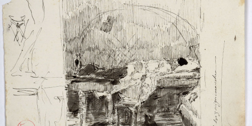 image for: Marià Fortuny - Yo en la cama y con fiebre - Cap a 1874