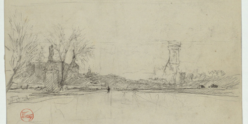 image for: Marià Fortuny - Avinguda d'un parc - Cap a 1867-1870