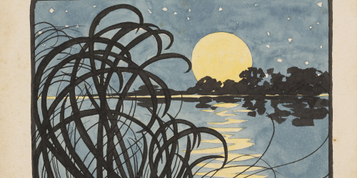 image for: Alexandre de Riquer - Paisatge nocturn - Cap a 1890-1900