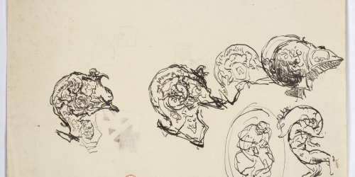 image for: Marià Fortuny - Cascs (anvers) / Motius geomètrics (revers) - Cap a 1870-1872