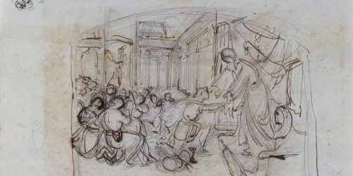 image for: Marià Fortuny - Josep és rebut pel faraó - Cap a 1854-1855