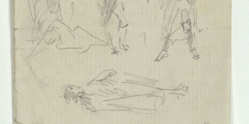 image for: Marià Fortuny - Figures del segle XVIII - Cap a 1866-1872