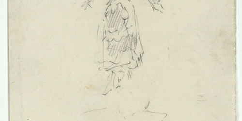 image for: Marià Fortuny - Figura femenina - Cap a 1870-1872