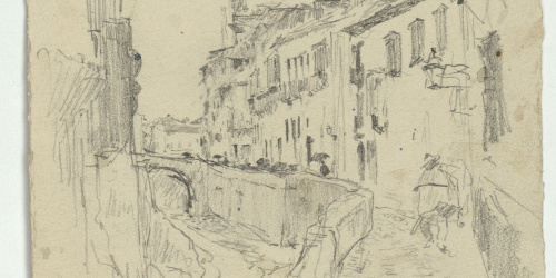 image for: Marià Fortuny - El riu Darro (Granada) - Cap a 1870-1872